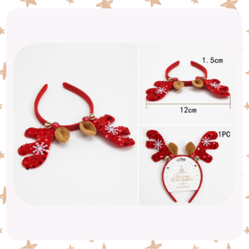 Diadema Alce de Navidad