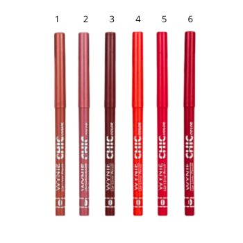 Lip Liner Pencil Gama Rojo Color